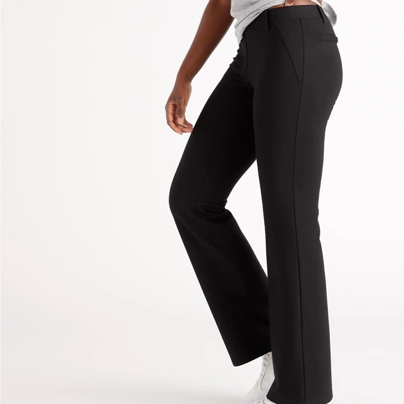 Quince Ultra-Stretch Ponte Bootcut Pants NWT Black Multiple Sizes - Picture 3 of 6